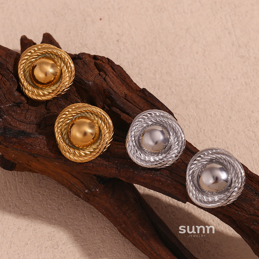 Sama Vintage Gold Drop Earrings [XFEI3O7K]