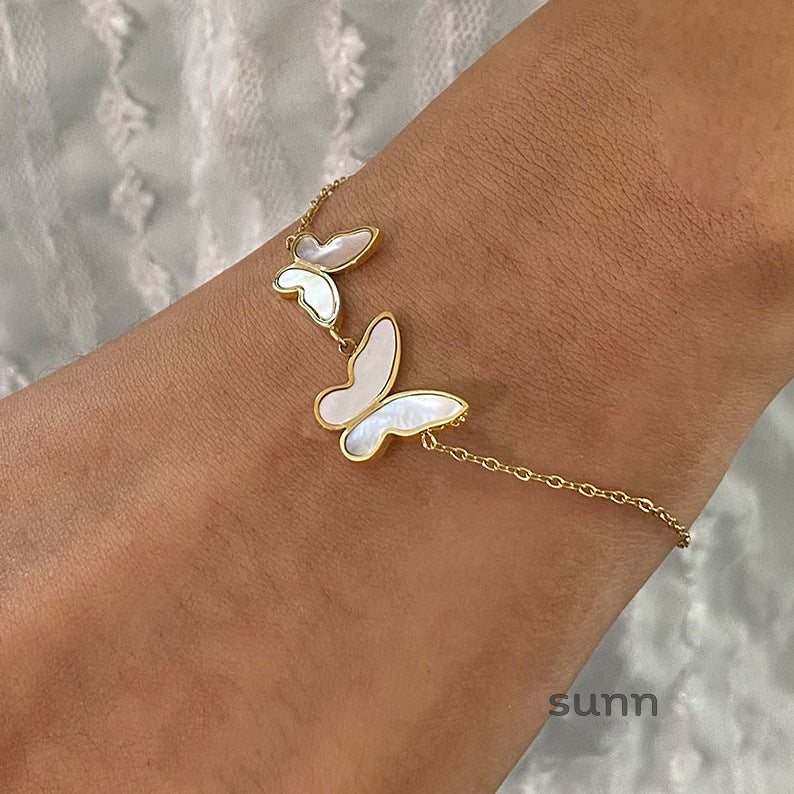 Samantha Gold Butterfly Bracelet [GT6Q0RRT]
