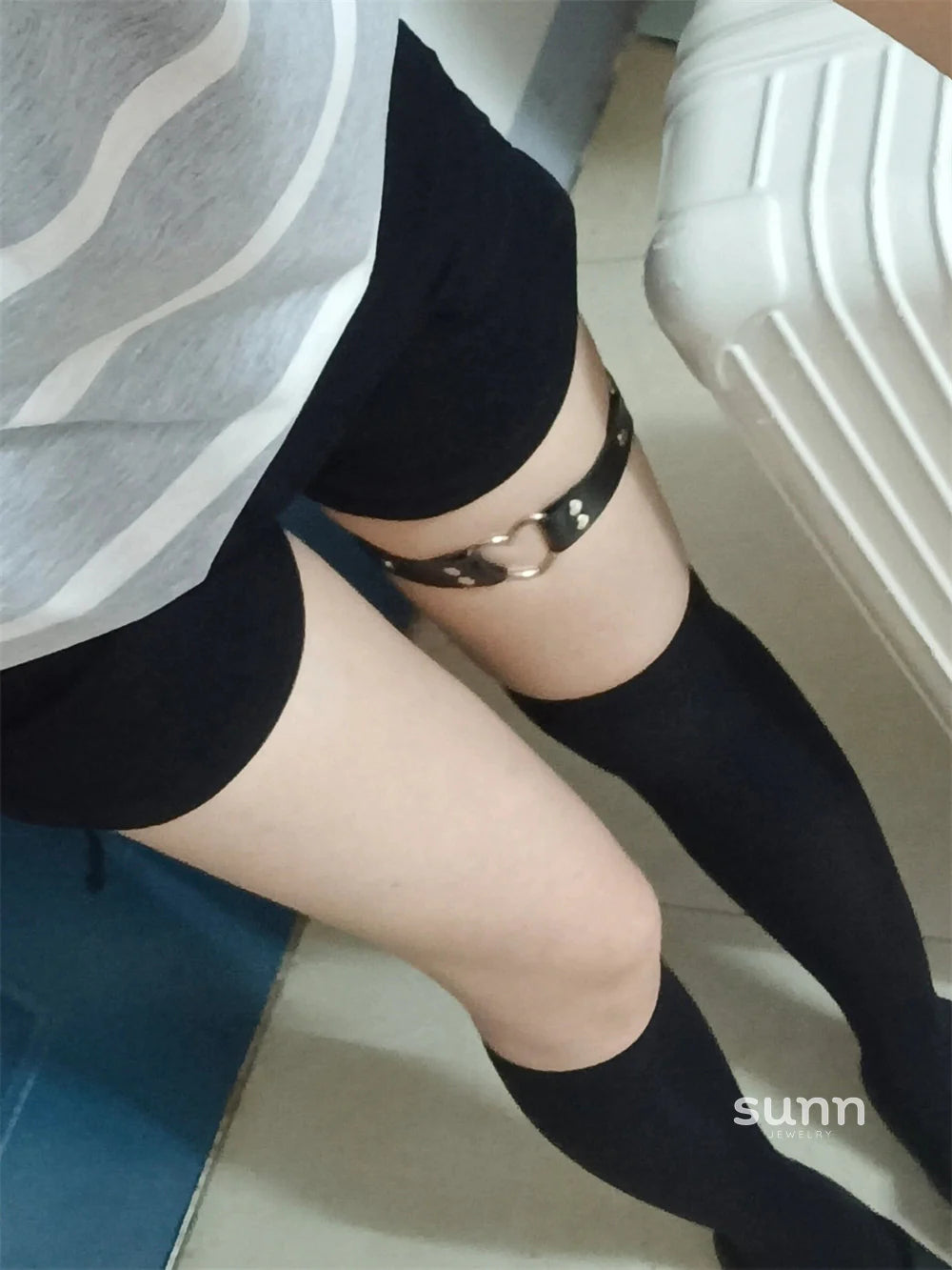 Sana Heart Chain Thigh Harness