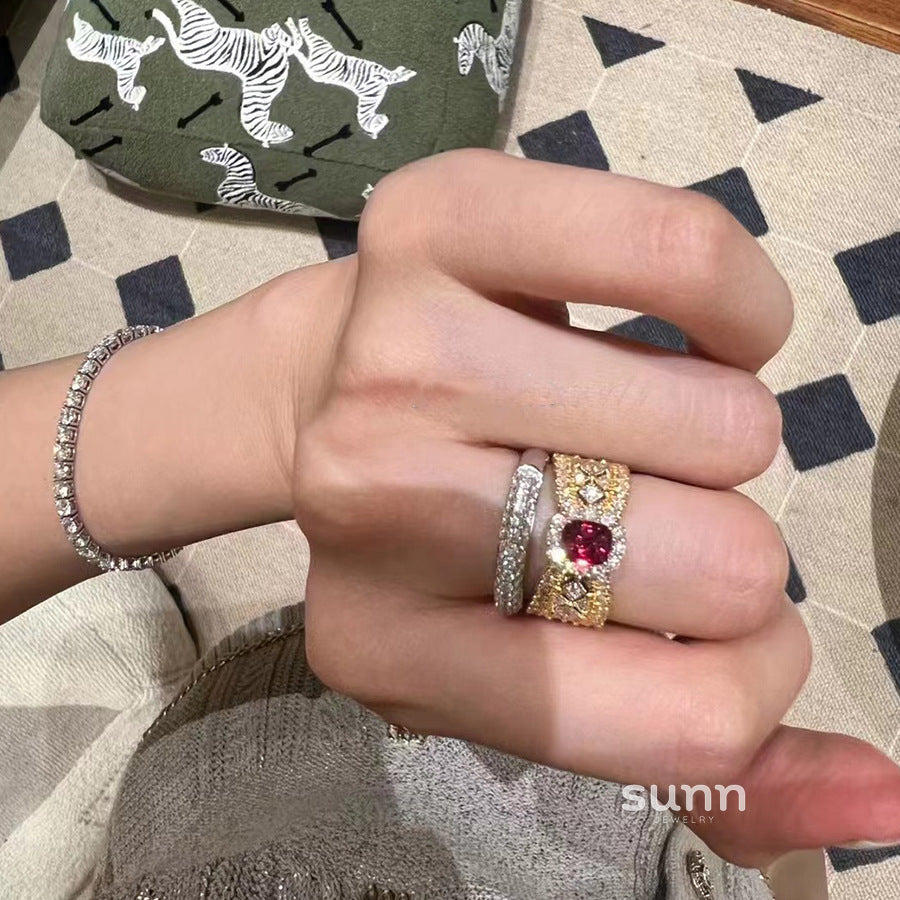 Sania Regal Gemstone Ring [L6QJHVIQ]