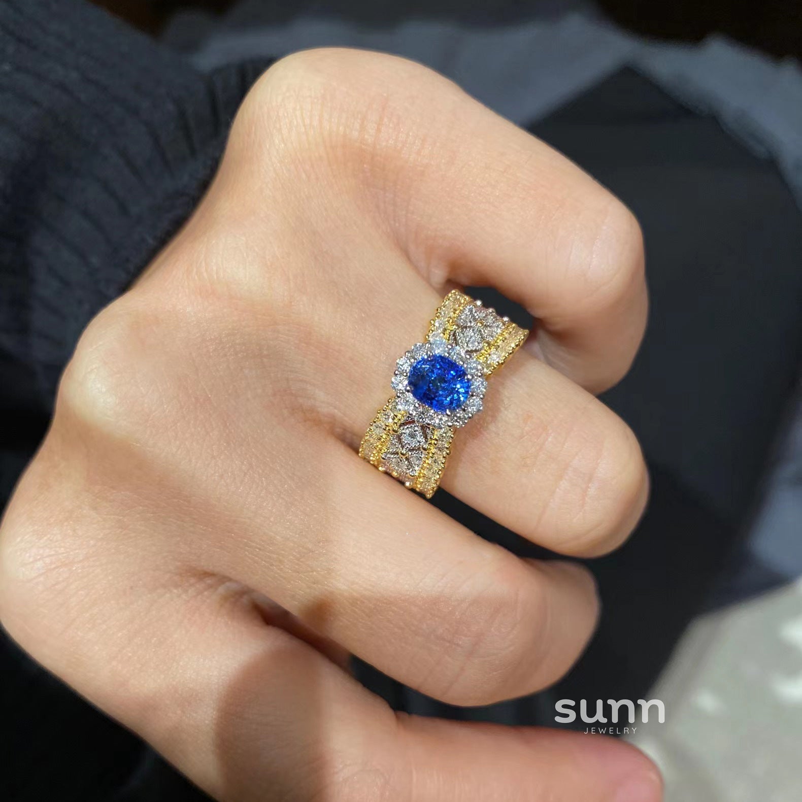 Sania Regal Gemstone Ring [CC83PBRA]