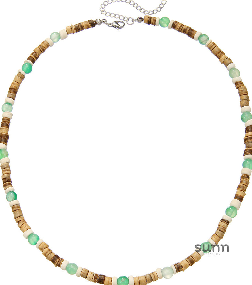 Sarai Coconut Bead Necklace [EKPJ655X]