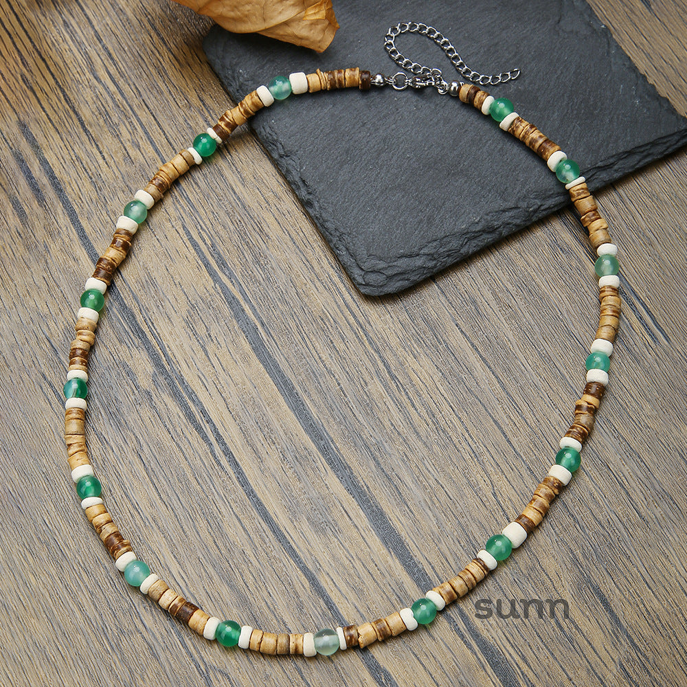 Sarai Coconut Bead Necklace [NRGLKGXT]