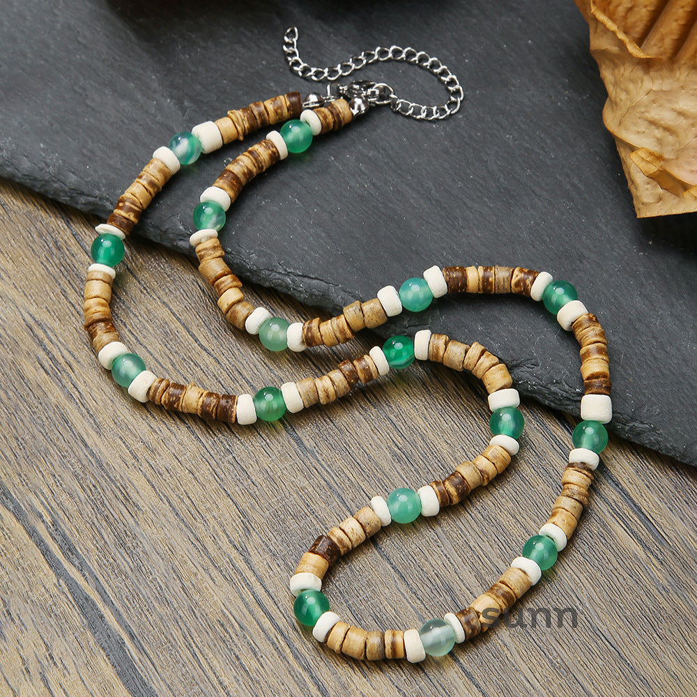Sarai Coconut Bead Necklace [1H3OXITV]