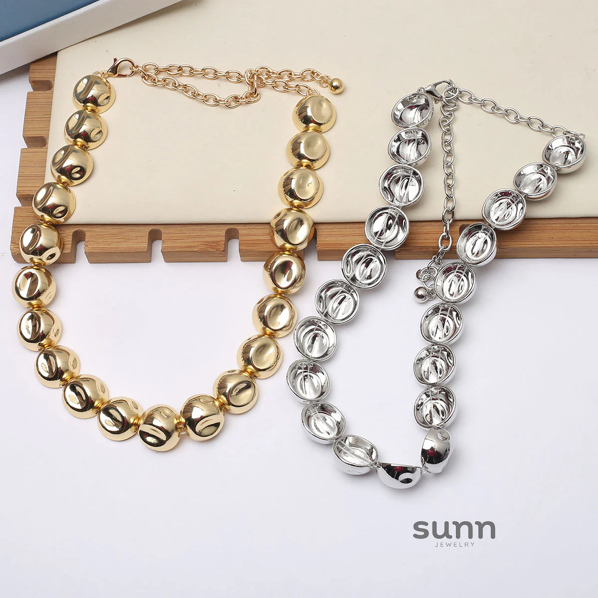Sarai Concave Orb Necklace