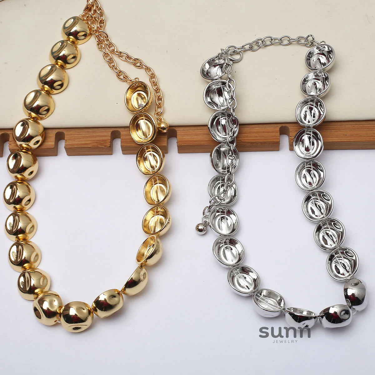 Sarai Concave Orb Necklace