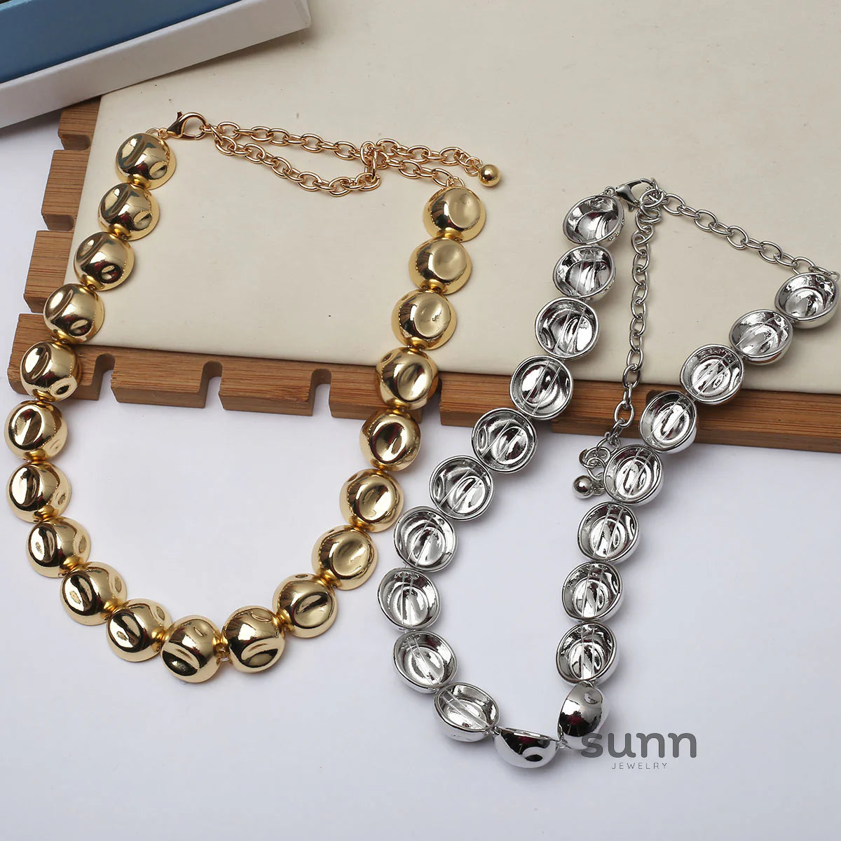 Sarai Concave Orb Necklace