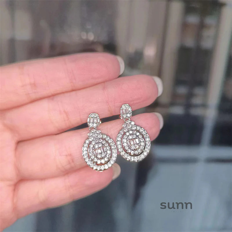 Saray Sparkling Crystal Earrings