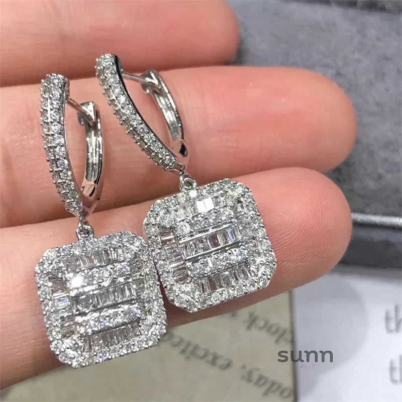 Saray Sparkling Crystal Earrings