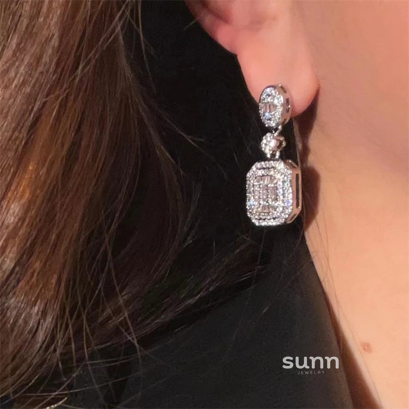 Saray Sparkling Crystal Earrings