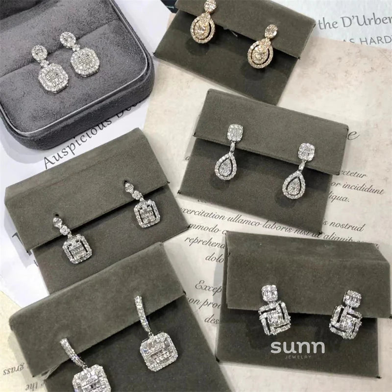 Saray Sparkling Crystal Earrings