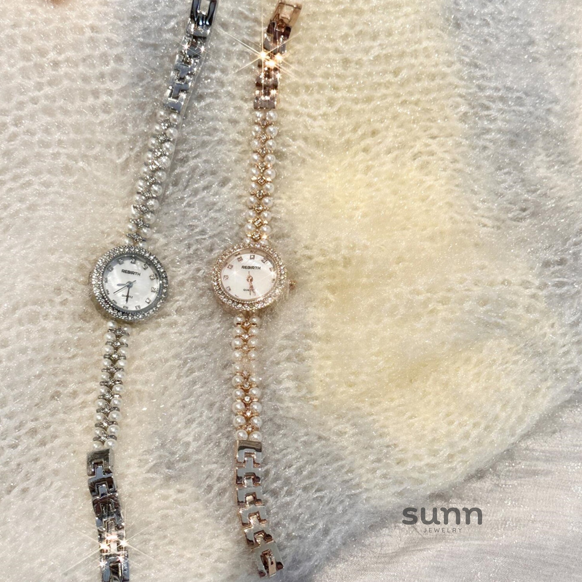 Saraya Delicate Pearl Watch