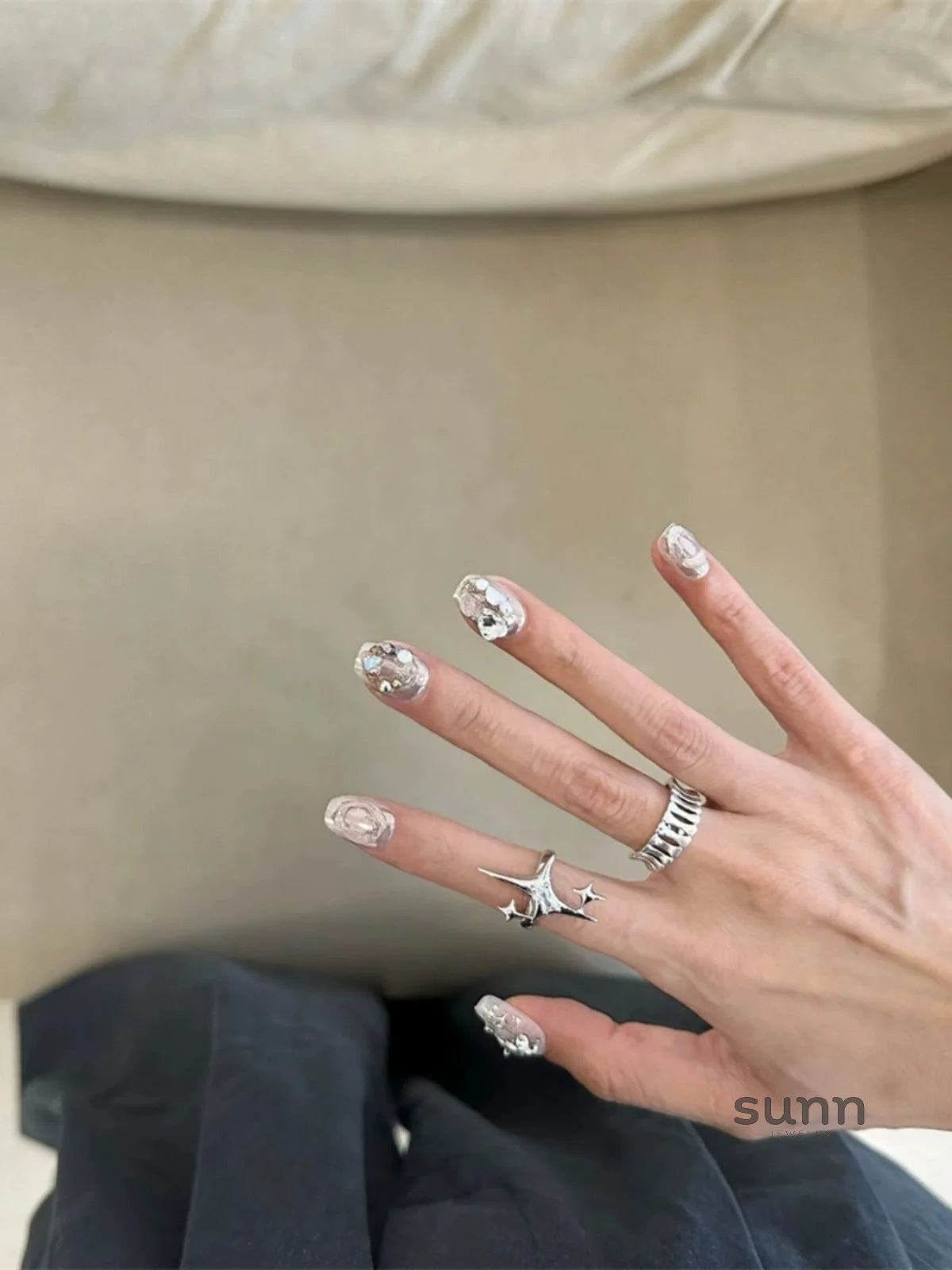 Saria Minimalist Star Ring