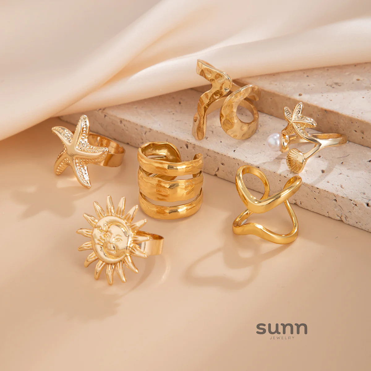 Sariyah Sunlit Ring Set