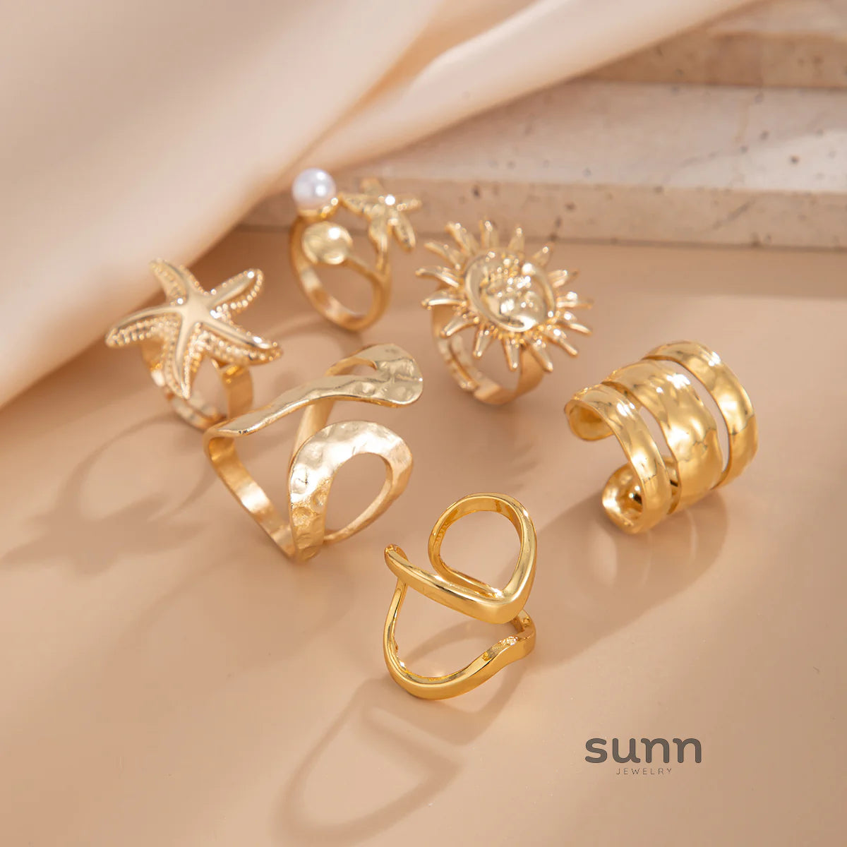 Sariyah Sunlit Ring Set