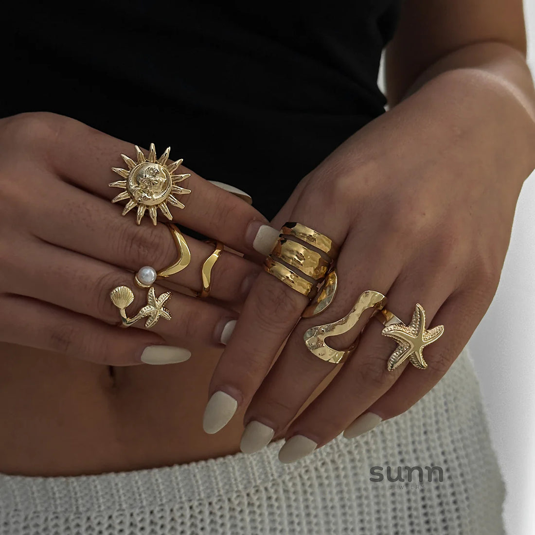Sariyah Sunlit Ring Set