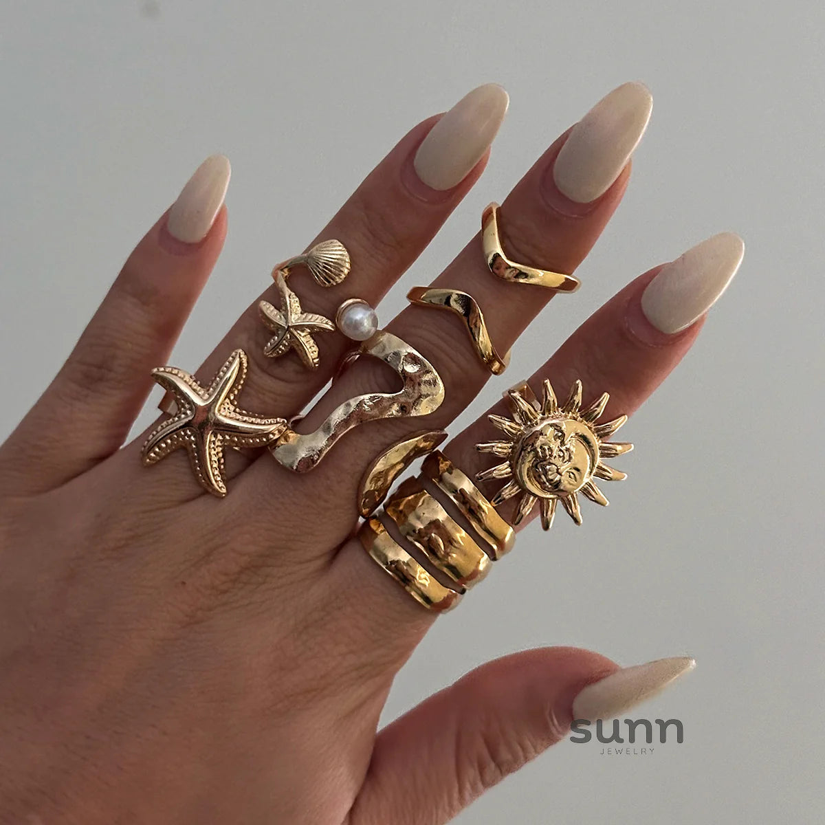 Sariyah Sunlit Ring Set
