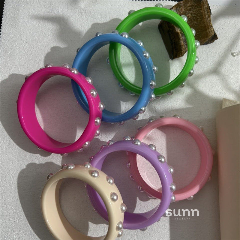 Sasha Colorful Pearl Bead Bracelet [H9PEY7A5]