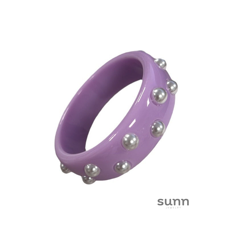 Sasha Colorful Pearl Bead Bracelet [KG63MZ64]