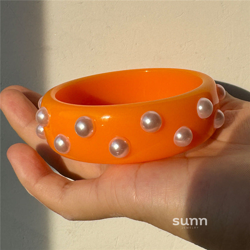 Sasha Colorful Pearl Bead Bracelet [YNDKRJ3K]