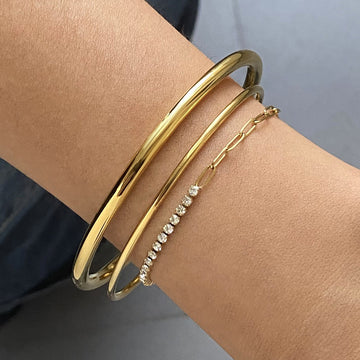 Savanna Zircon & Cuff Bracelets [7R9QY0E8]