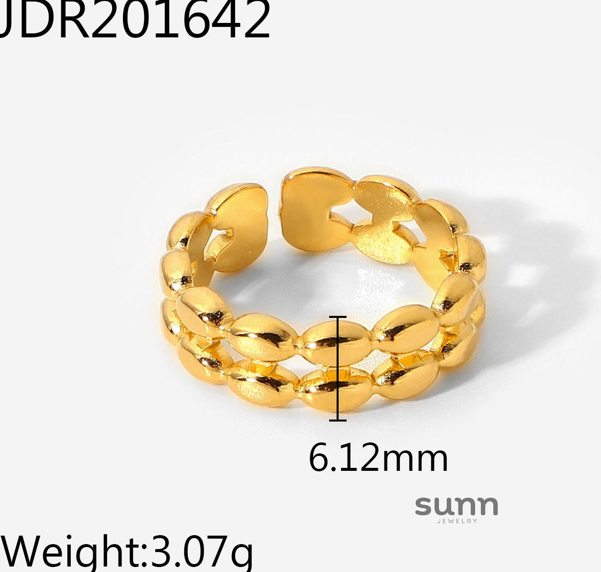 Savannah Double Oval Gold Ring [72DGZ8Y3]