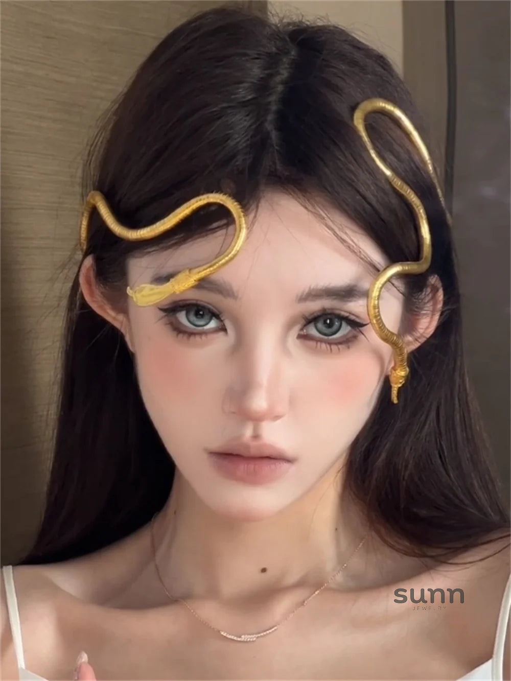 Savannah Golden Serpent Choker