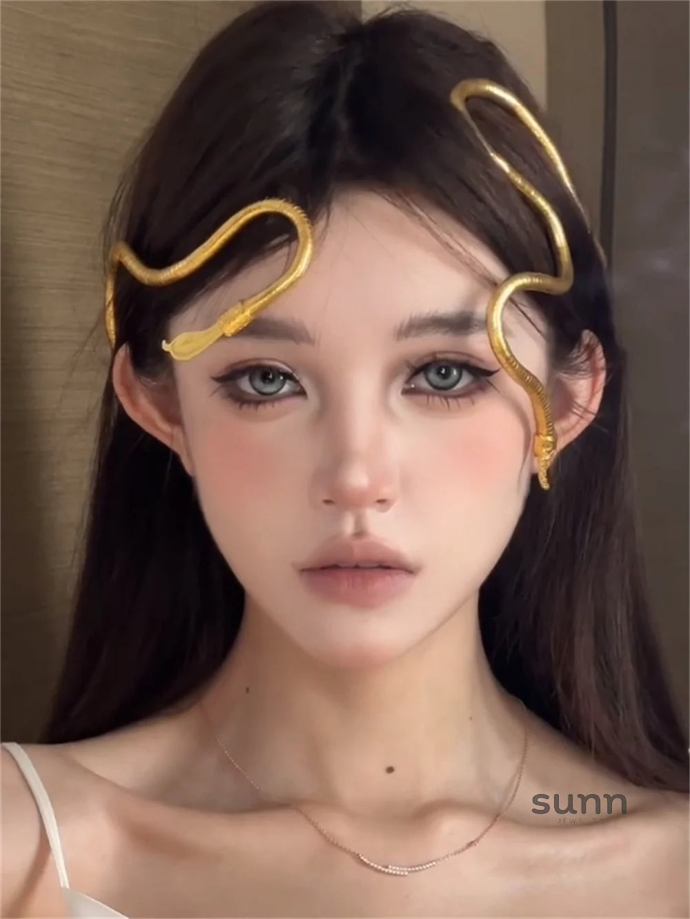 Savannah Golden Serpent Choker