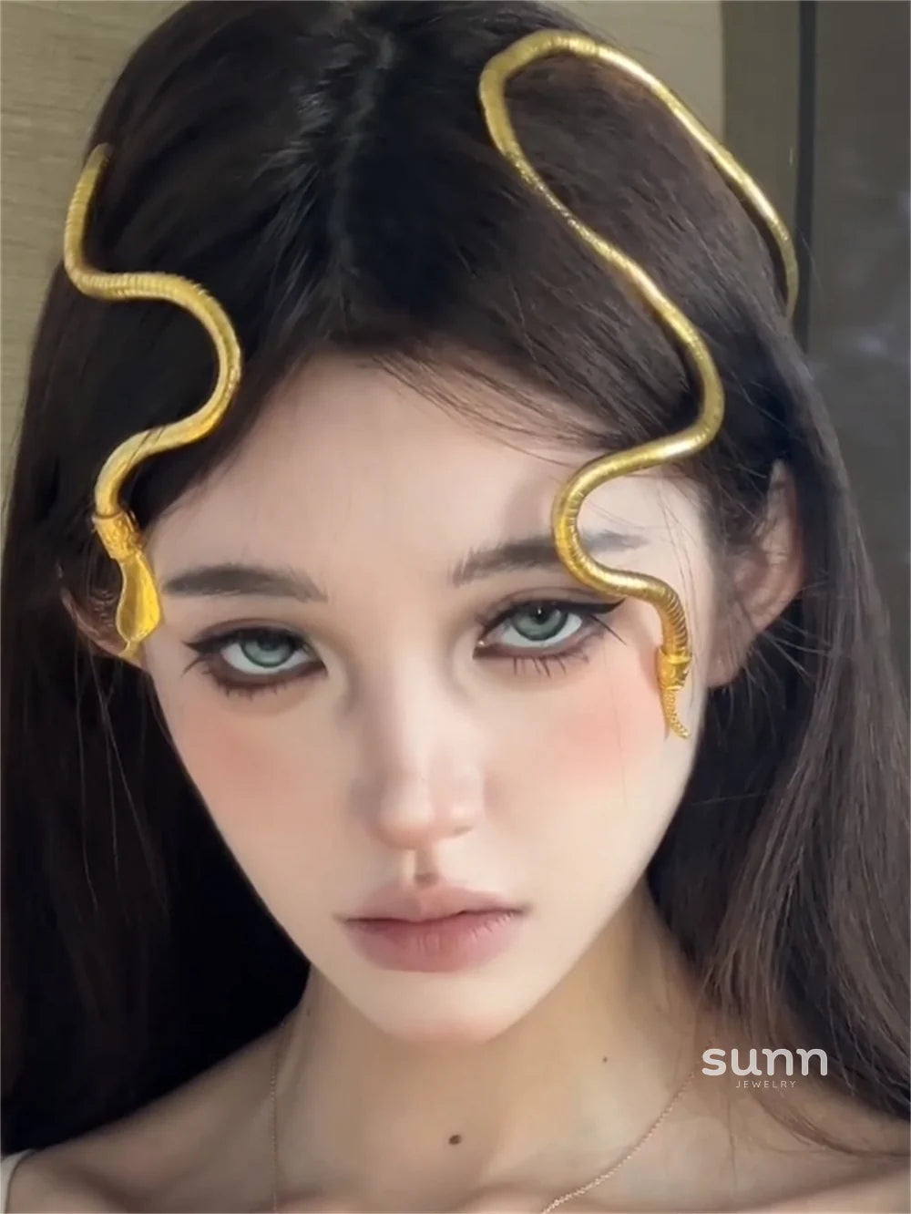 Savannah Golden Serpent Choker