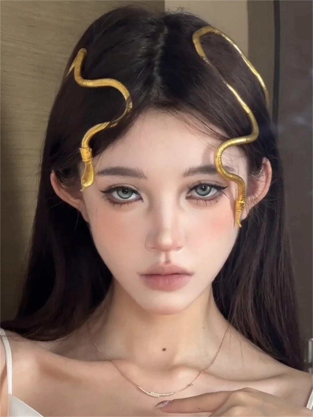 Savannah Golden Serpent Choker