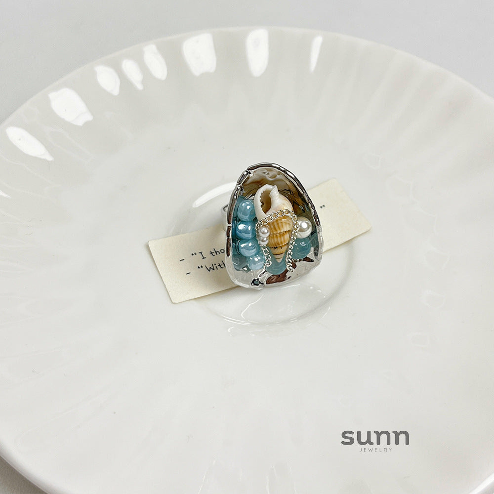 Sayler Stackable Pearl Ring [T9ZCWIRV]