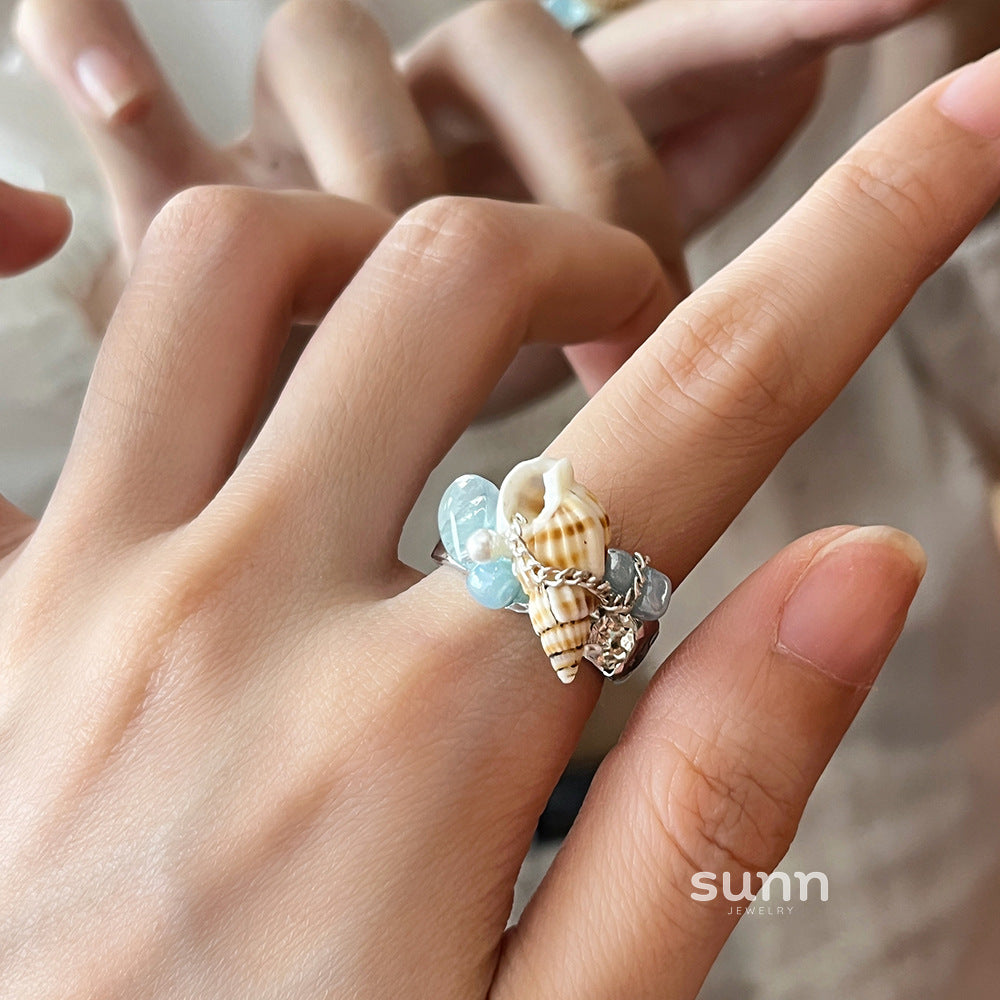 Sayler Stackable Pearl Ring [4R32MB6F]