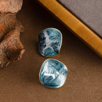 Scarlette Enamel Geometric Earrings [7DS5RARM]