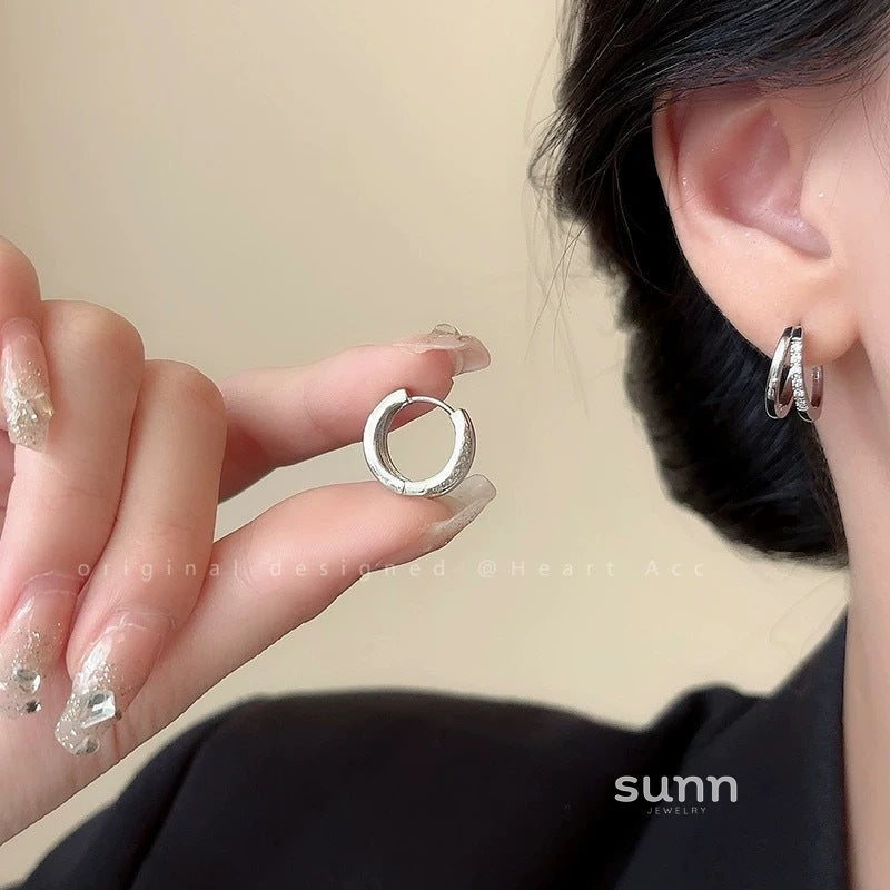 Scarlette Everyday Hoop Earrings [LUBT54BG]