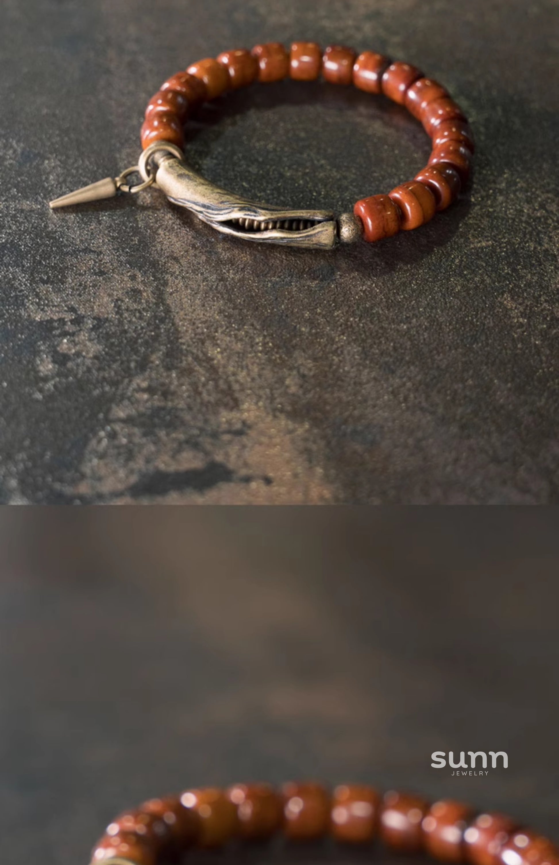 Schuyler Distressed Bone Bracelet [S8Q6K80T]