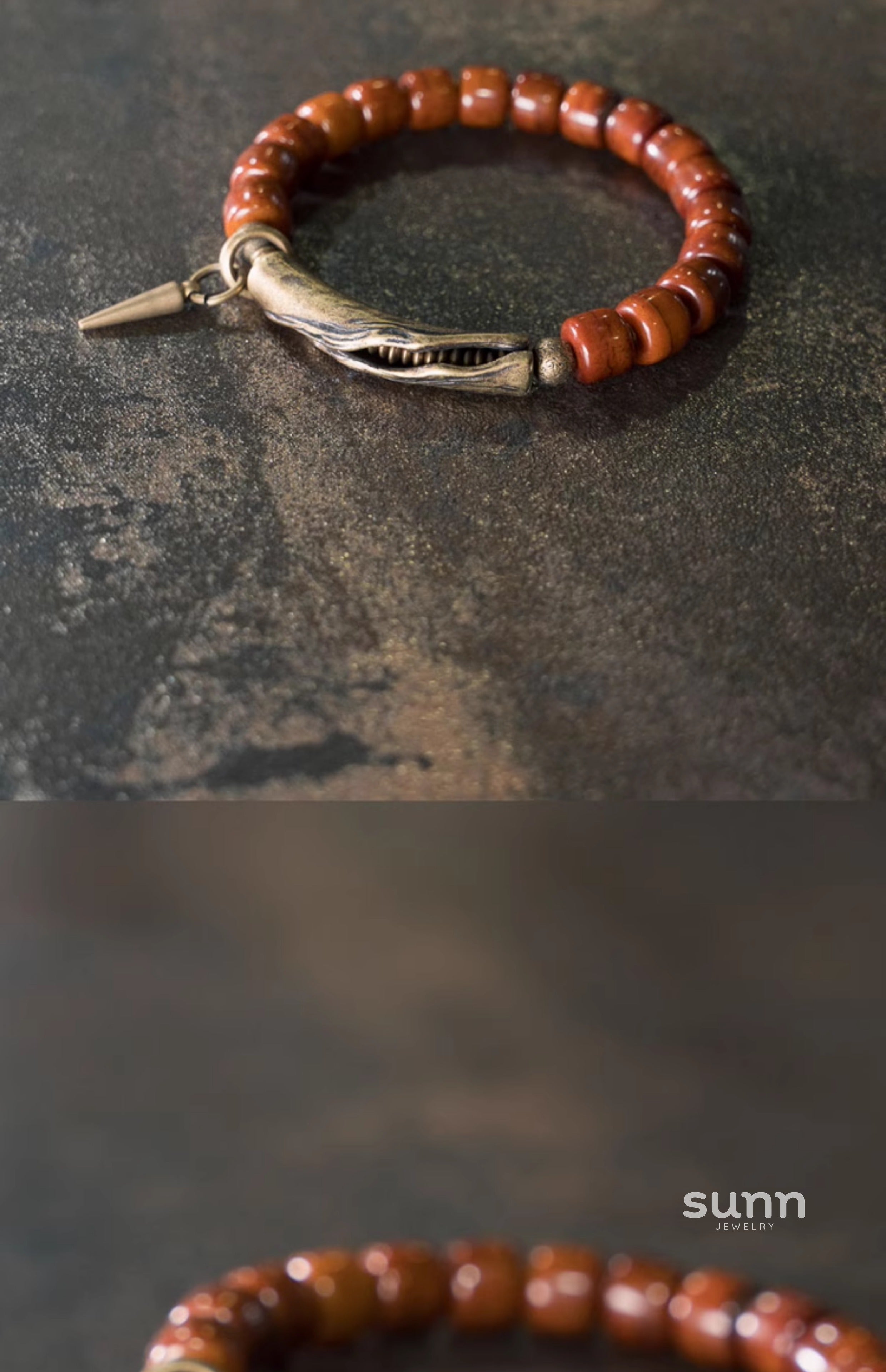 Schuyler Distressed Bone Bracelet [S8Q6K80T]