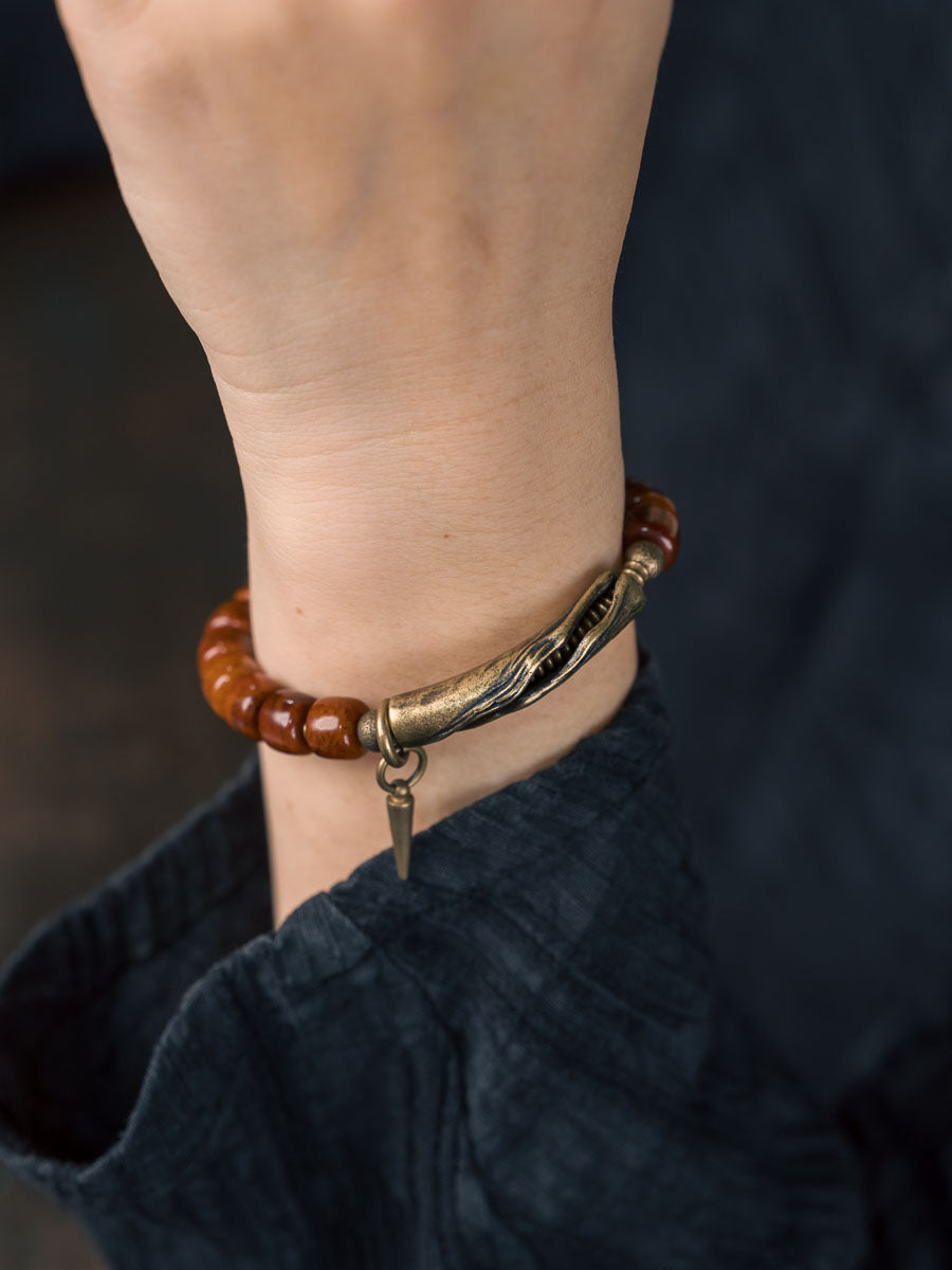 Schuyler Distressed Bone Bracelet [KMXP4FA8]