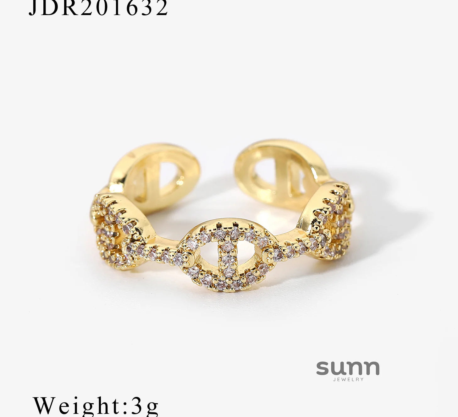 Scottlyn Adjustable Zircon Ring