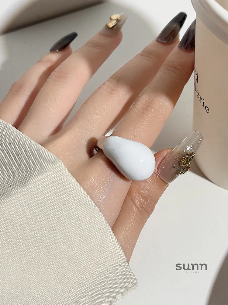 Seanna Teardrop Enamel Ring