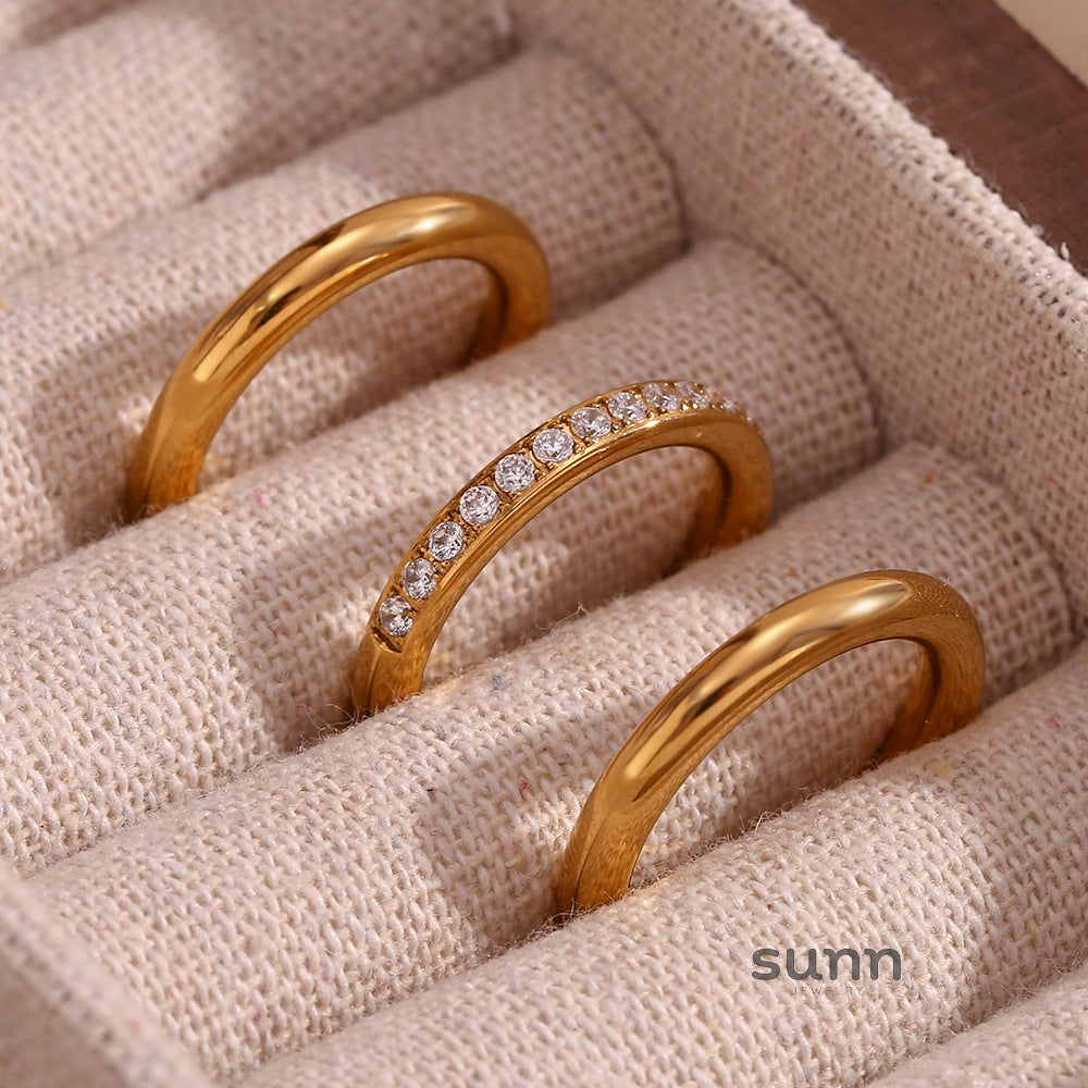 Sedona Stackable Zircon Ring Set [OGK7CTBE]