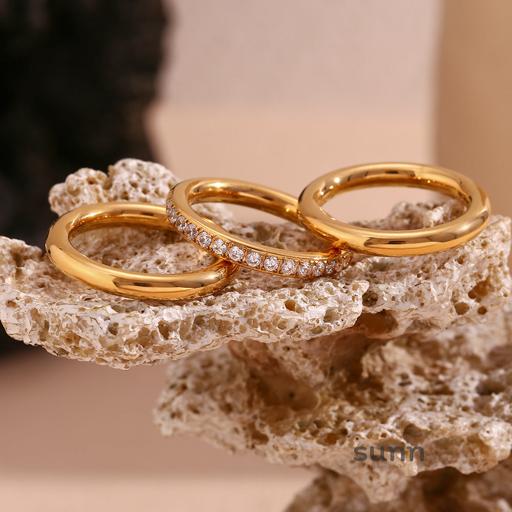 Sedona Stackable Zircon Ring Set [2D12BX20]