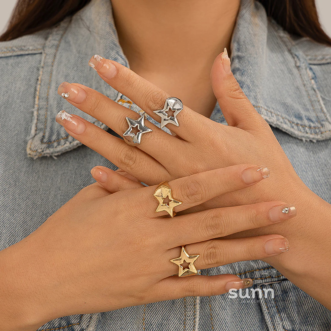 Sehaj Celestial Ring Set