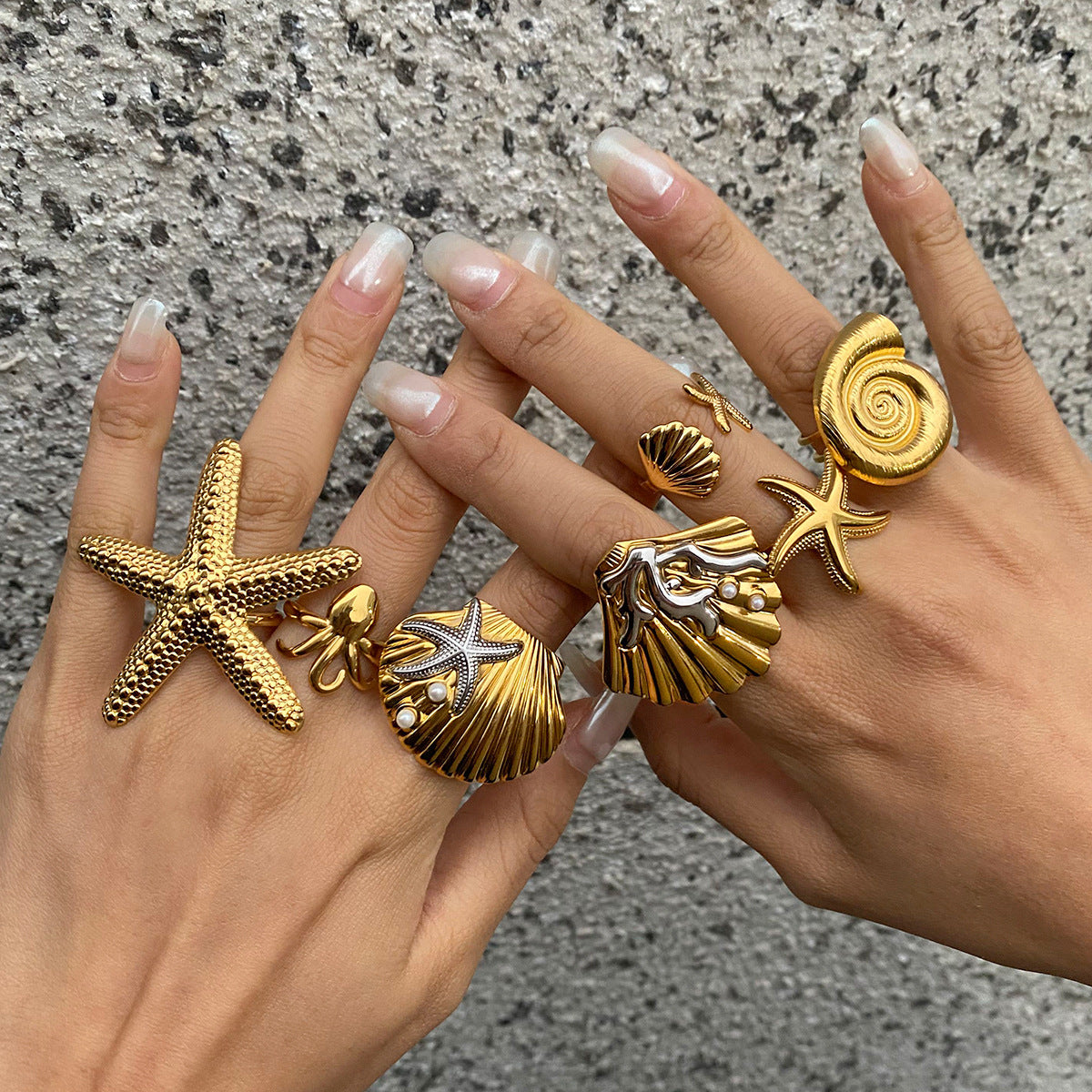 Sela Niche Stacking Rings [4Y2EUCTI]