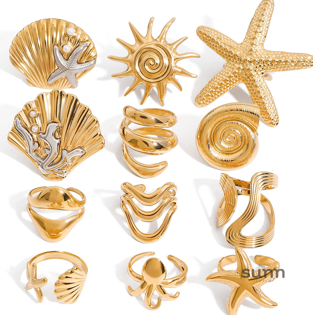 Sela Niche Stacking Rings [1PNL4BFE]