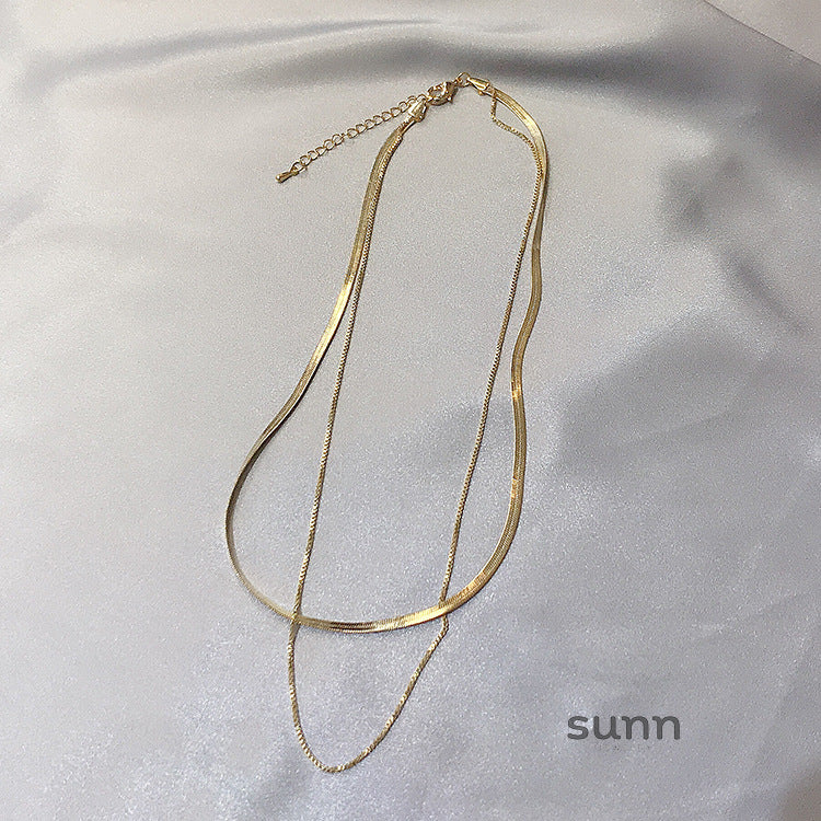 Selene Layered Snake Necklace