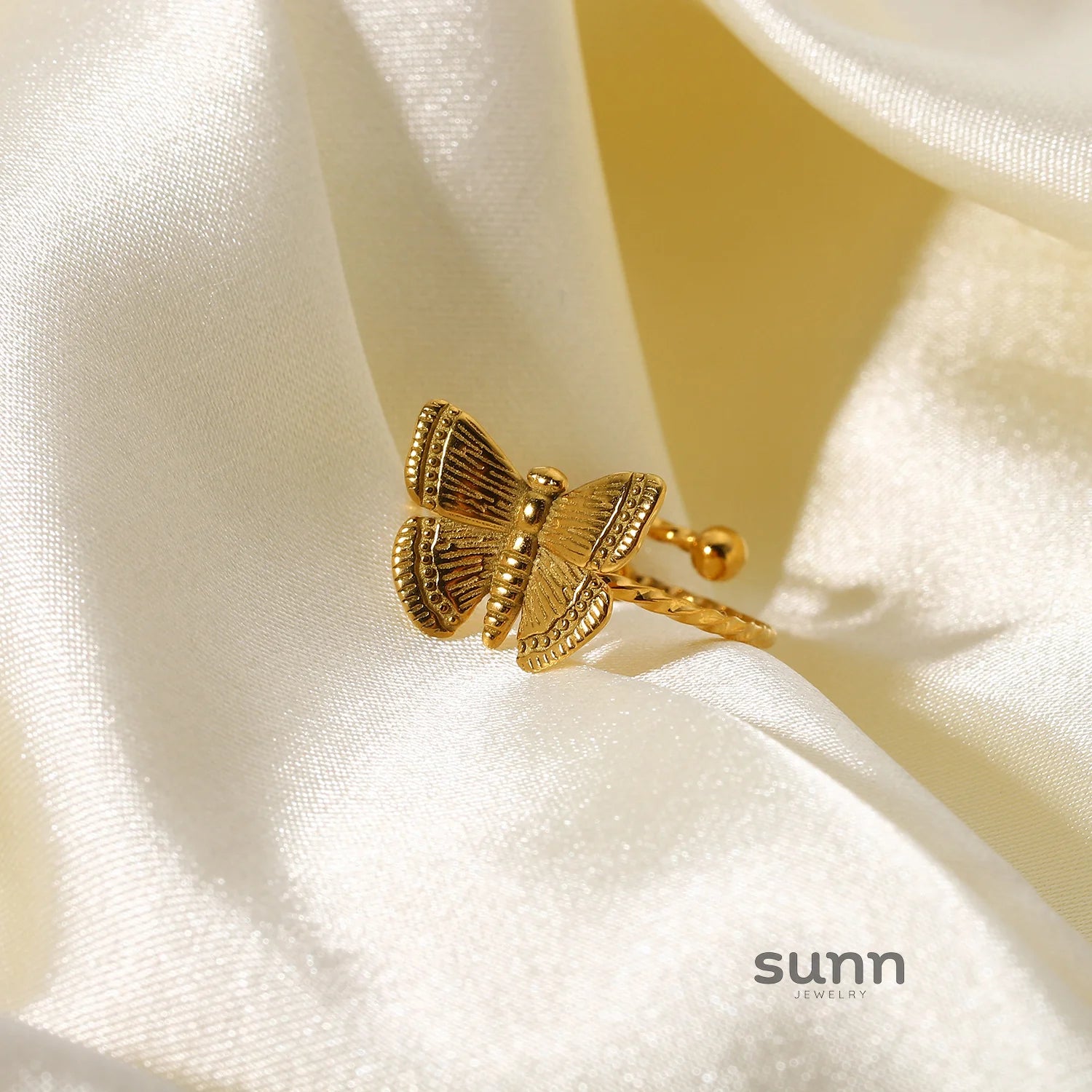 Selina Butterfly Open Ring