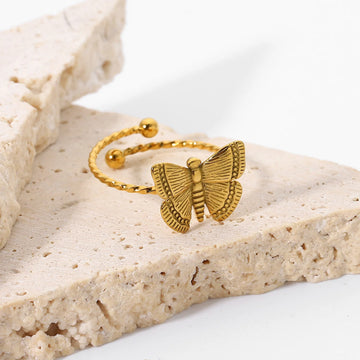Selina Butterfly Open Ring