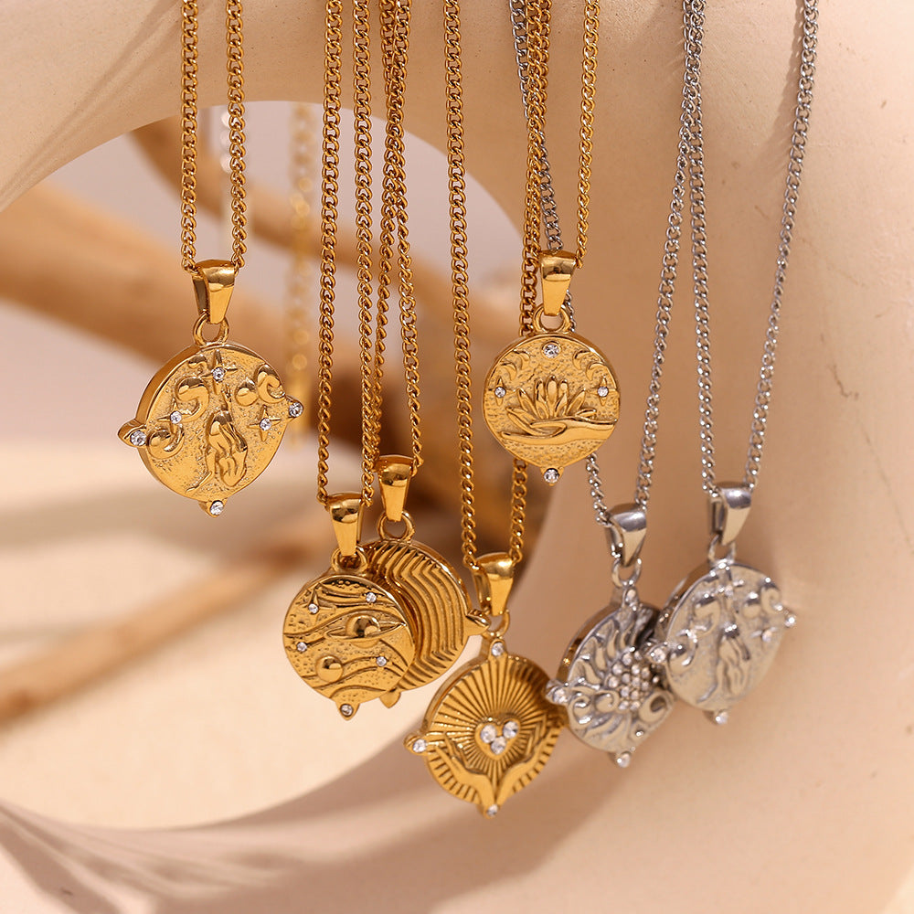 Semira Tarot Charm Necklace [4N4MRGT2]