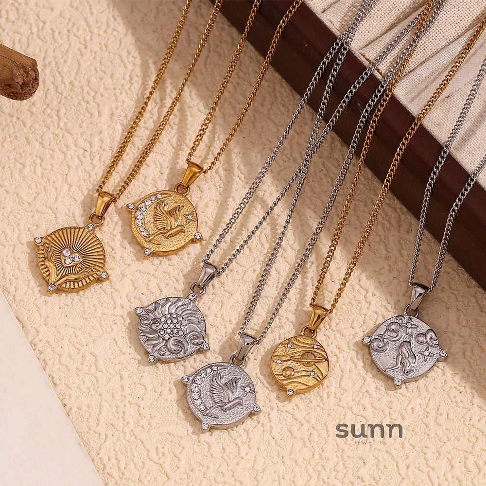 Semira Tarot Charm Necklace [4L1SPRV4]