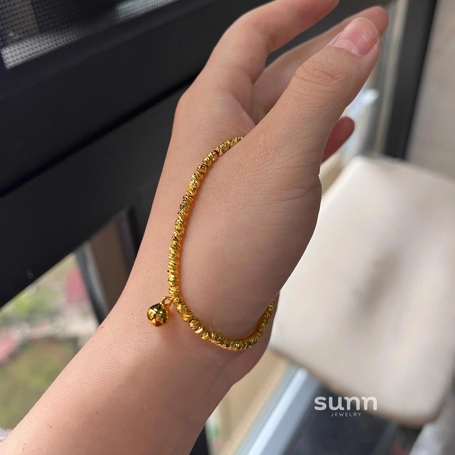 Seneca Dainty Golden Charm Bracelet